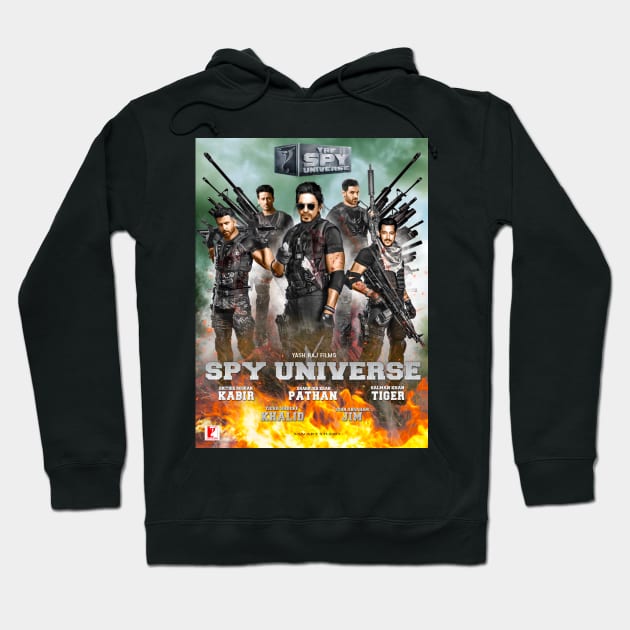 Spy universe, Pathan, Shahrukh Khan Hoodie by SAN ART STUDIO 